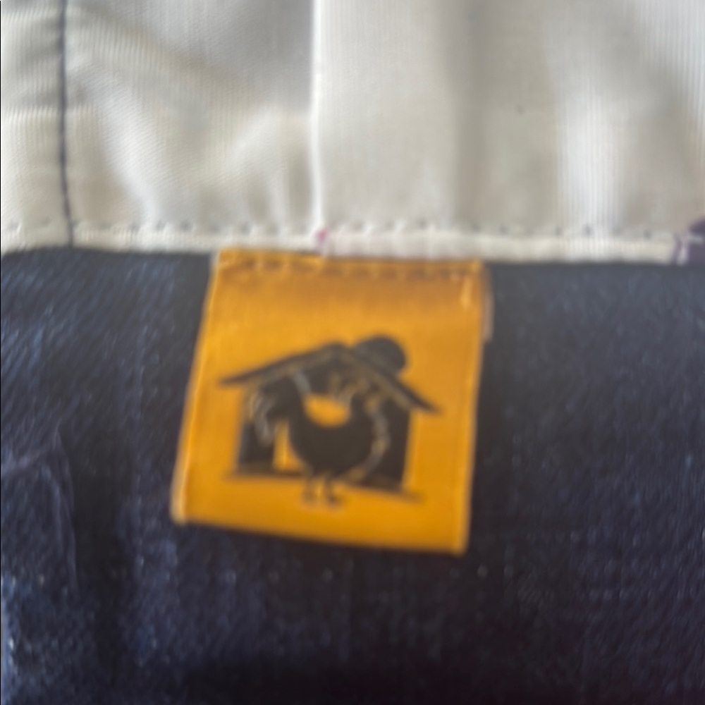 Denim Blue Ruffled Mini Kitchen Linens - Picture 2 of 3